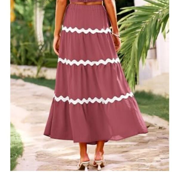 New Shabby Chic bohemian Beautiful long Maxi Boho Skirt Only - Picture 2 of 9